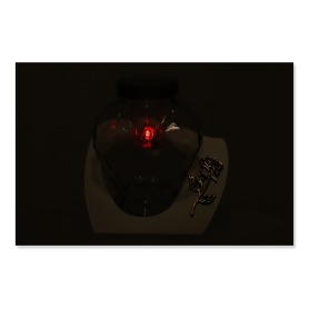 Znicz serce solar V z podstawką