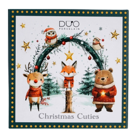 Komplet 2 talerzy deserowych Christmas    Cuties 2