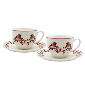 2 Filiżanki ze spodkami Christmas BIRDS 2 Filiżanki ze spodkami Christmas BIRDS 3