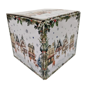 Filiżanka z dzbankiem i spodkiem          Christmas Village