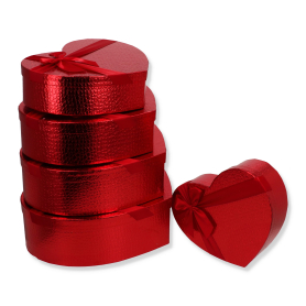 Pudełko serce kpl.5szt. TC0230-10S/S