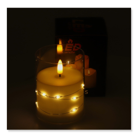 Świeca LED 8x10cm YS47-27035