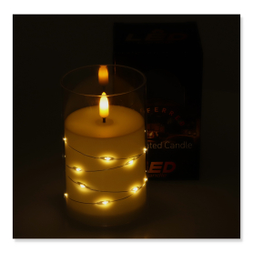 Świeca LED 8x12,5cm YS47-27036