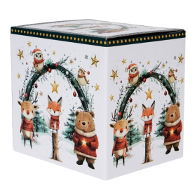 Filiżanka z dzbankiem spodkiem i zaparzaczem Christmas Cuties 2