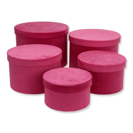 Flower box welur WA25021 FUCHSIA 2