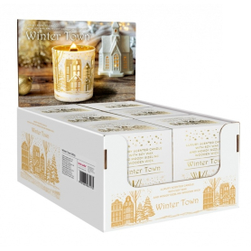 Świeca zapachowa w szkle Winter Town 200g