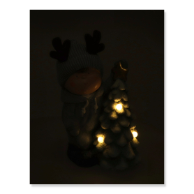 Chłopczyk z choinką led 106-24B050A-1