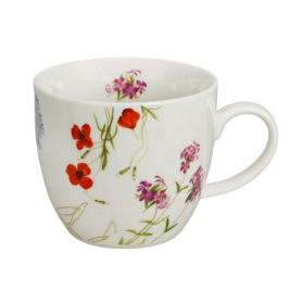 Kubek 460ml w koszyczku BARWY NATURY