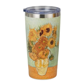 Kubek termiczny prosty SUNFLOWERS - V.van Gogh