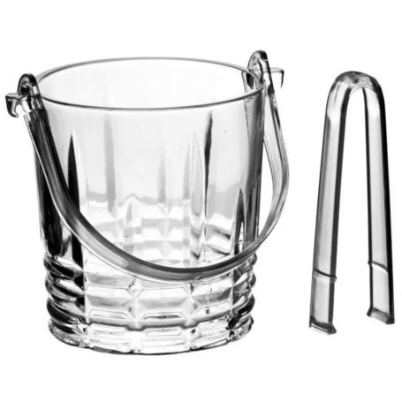 Pojemnik na lód ze szczypcami MODERN      KITCHEN HTIA8163