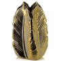 Wazon liść 13x28cm YARINE GOLD HTTU7449