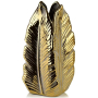 Wazon liść 13x31cm YARINE GOLD HTTU7456