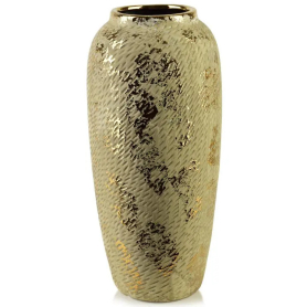 Wazon 16x10x39cm YARINE GOLD HTTU7401