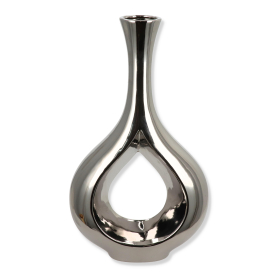 Wazon ceramiczny GB23V311W-S SILVER&GOLD