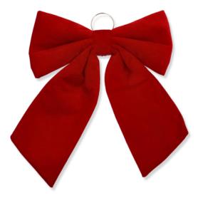 Kokarda świąteczna OR-BOW-25113-RED