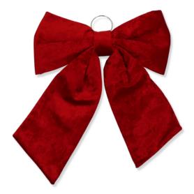 Kokarda świąteczna OR-BOW-25104-RED