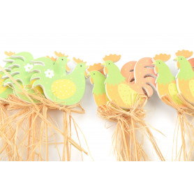 Drewniany pik kurki 5,5cm- 25cm 12 szt.