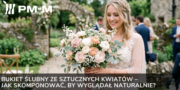 Bukiet ślubny ze sztucznych kwiatów – jak skomponować, by wyglądał naturalnie?