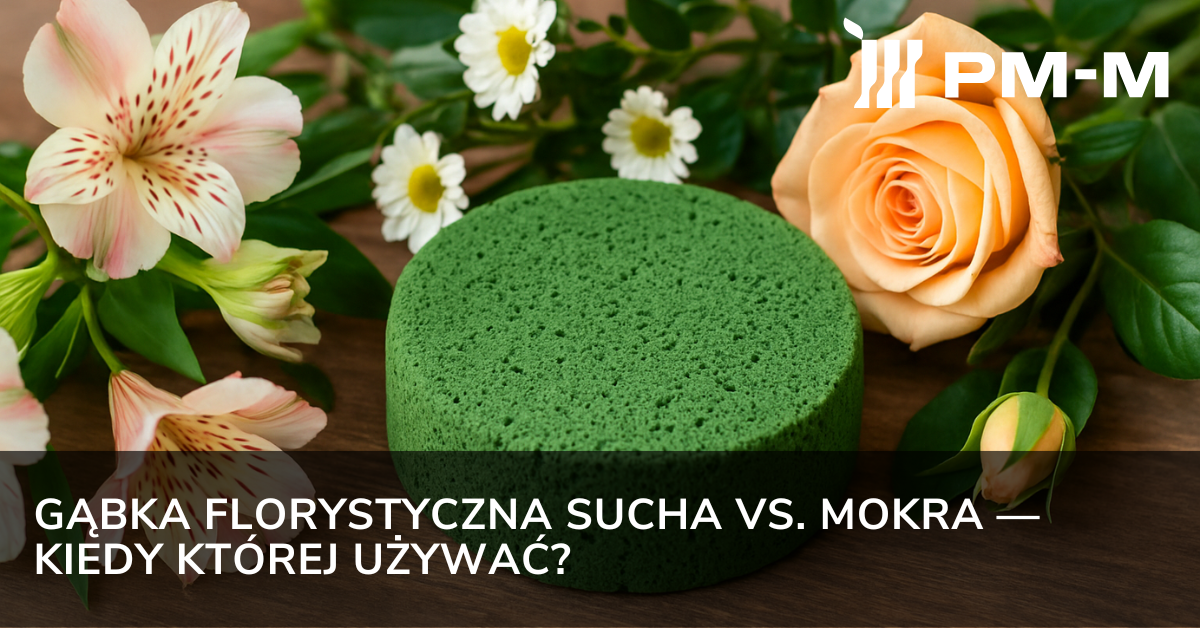 Gąbka florystyczna sucha vs. mokra — kiedy której używać?